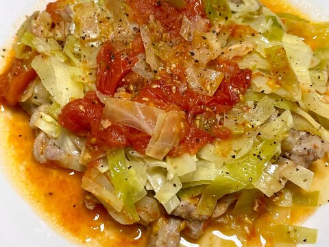 【赤ワインに合う】手作りソースと野菜豚肉の重ね焼き